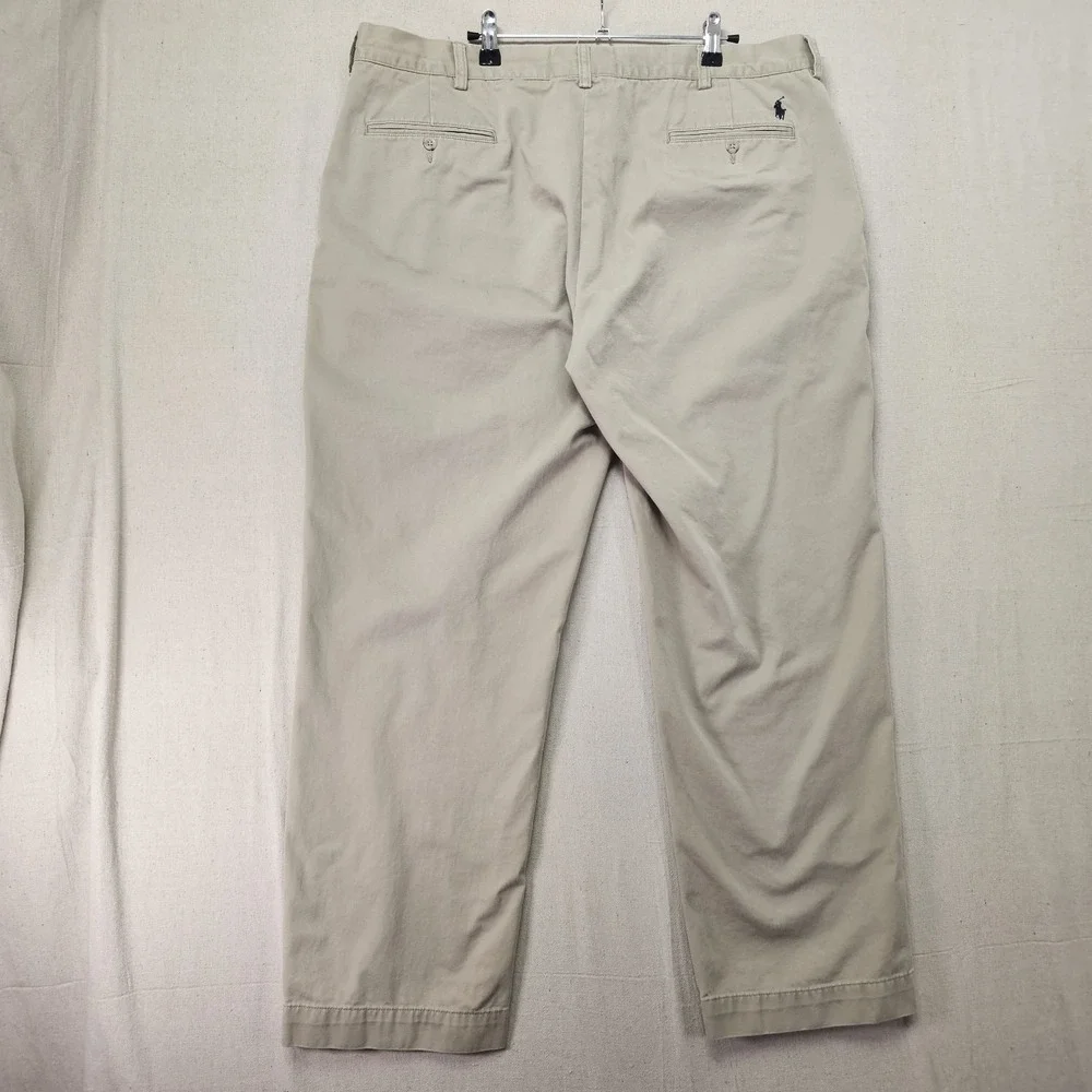 Polo Ralph Lauren Preston Pant Men's 40x32 Khaki Cotton Classic Fit Work Casual